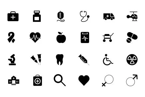 Medical Vector Icons Stock Illustration