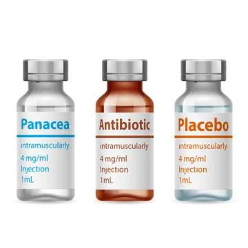 Medical vials Stock Illustration