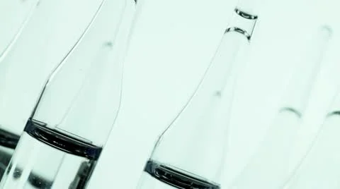 Medical vials rotate Stock Footage 12525386