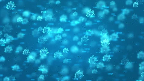 Medical Virus and Genetic Code Research Background Stock Footage 338447987