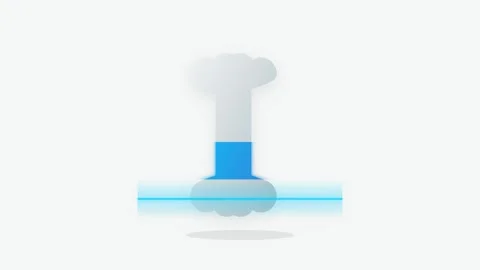Medical X-Ray Bone Scan Icon with Glowing Blue Scanning Beam and Soft Gradi.. Stock-Footage 346202070