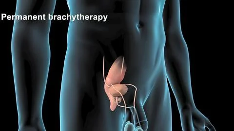 Medically accurate 3d illustration of prostate cancer Stock Illustration