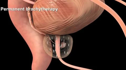 Medically accurate 3d illustration of prostate cancer Stock Illustration
