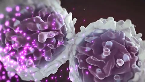 Medically accurate 3D Render of an antibody Stock Illustration