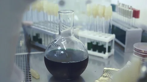 Medican Test in Lab Video stock 75818043