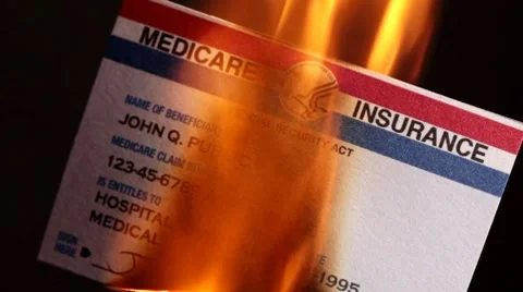 Medicare card Video stock 8520156