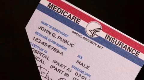 Medicare card Stock-Footage 8520190