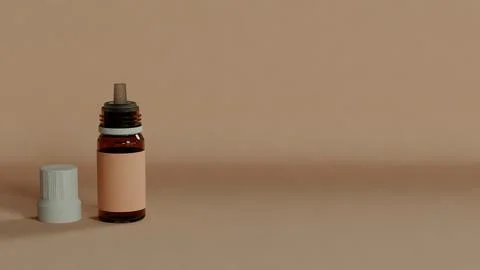 Medication 3D on soft background Stock Illustration