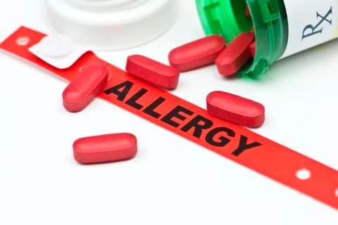 Medication allergy Stock Photos