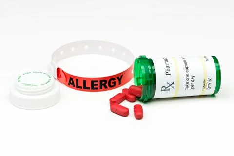 Medication allergy Stock Photos