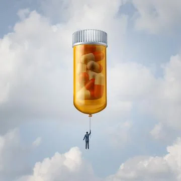 Medication And Pharmacy Stock Illustration