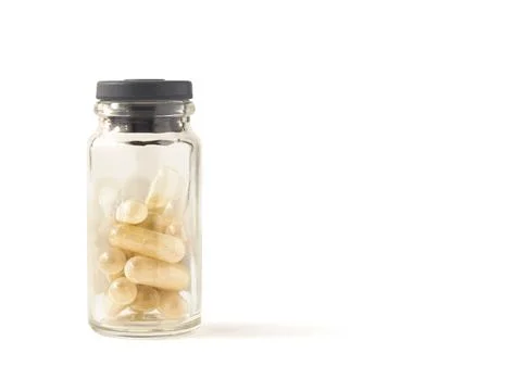 Medication in capsules 写真素材