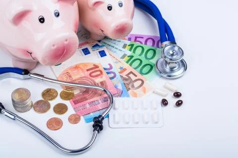 Medication costs Stock Photos