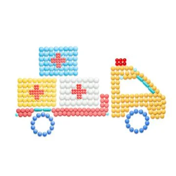 Medication delivery. Stock Photos