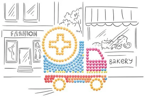 Medication delivery. Stock Photos