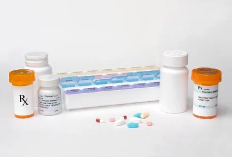 Medication dispenser Stock Photos