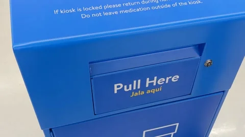 Medication Disposal Box Stock Footage 152588635