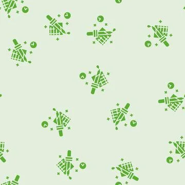 Medication dosage pharmacist glyph seamless pattern Stock Illustration
