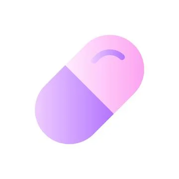 Medication flat gradient two-color ui icon Illustrazione stock