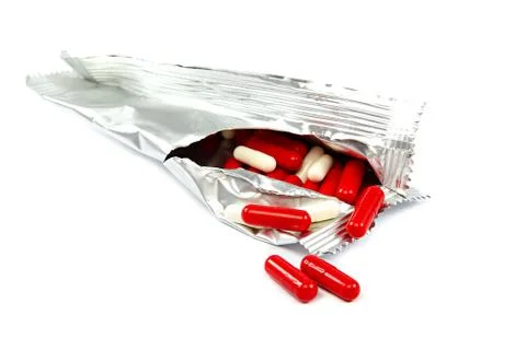 Medication isolated on white background. Stock Photos