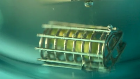 Medication pills dissolution testing in laboratory Stock Footage 70316646