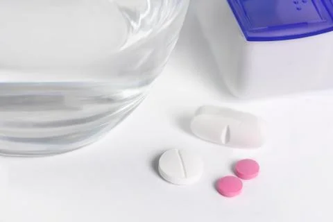 Medication pills Stock Photos