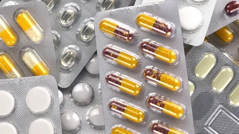 Medication seamless loopable; 4K UHD). Stock Footage 79147141