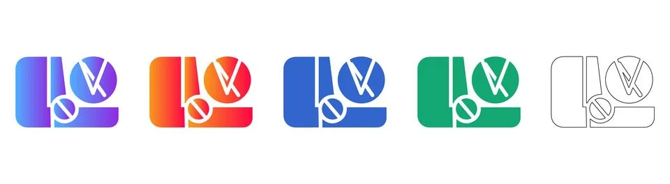 Medication Splitter Icon Set for Tablets イラスト素材
