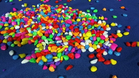 Medicinal capsules that fall Stock Footage 111084835