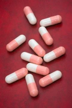 Medicinal capsules Stock Photos
