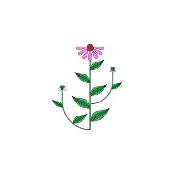 Medicinal herb icon Stock Illustration