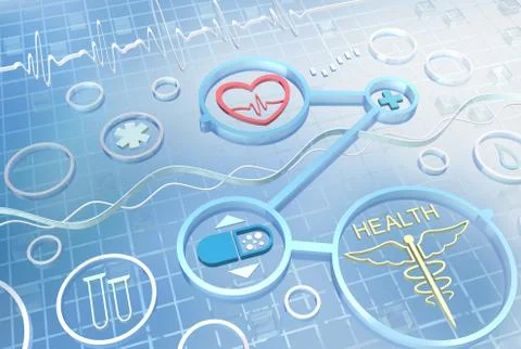 Medicine - abstract background Stock Illustration
