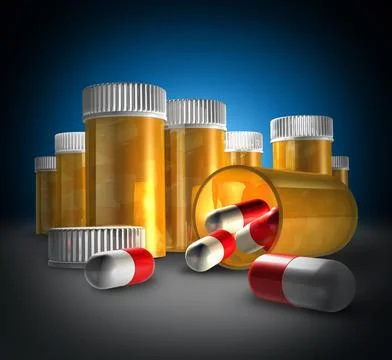 Medicine and Medication Stock Illustration