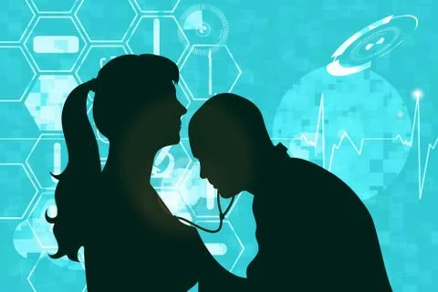 Medicine background Stock Illustration