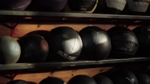 Medicine Balls 스톡 동영상 246964097