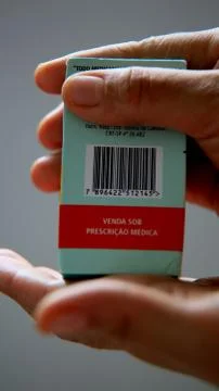 Medicine bar code Foto stock