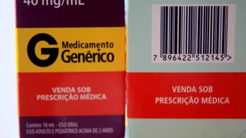 Medicine bar code Stock Photos