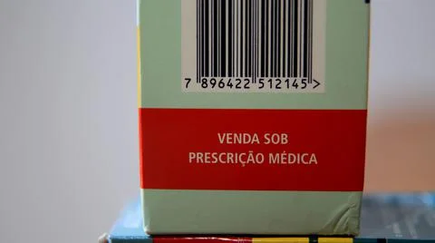 Medicine bar code Stock Photos