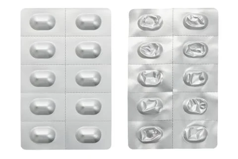Medicine in blister pack Stock Photos