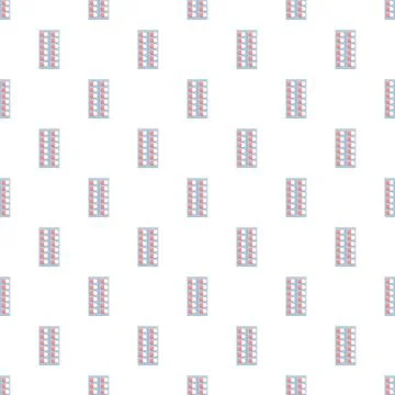 Medicine blister packs pattern creating health background イラスト素材