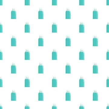 Medicine bottles forming a seamless pattern background イラスト素材
