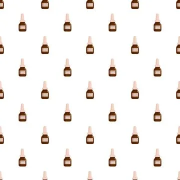 Medicine bottles forming a seamless pattern background 스톡 일러스트
