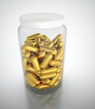 Medicine capsules Stock Illustration