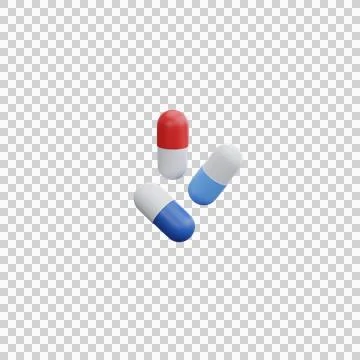 Medicine capsules Stock Illustration