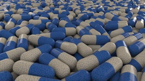 Medicine Capsules Stock Illustration