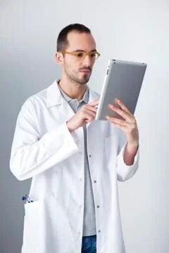 Medicine &amp; computer science Stock Photos