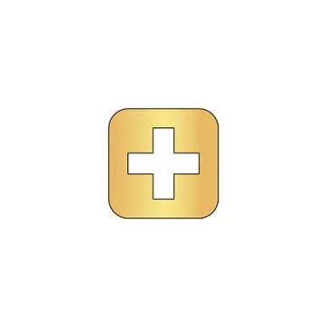 Medicine computer symbol Stock Illustration