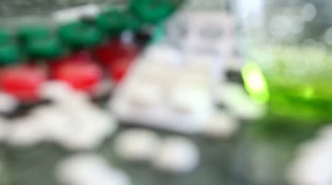 Medicine concept. From blur to sharp Stock Footage 64017967
