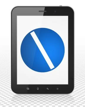 Medicine concept: Tablet Pc Computer with Pill on display Stock-Illustration