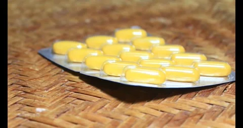 Medicine on disk Stock Footage 293556503